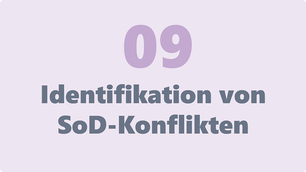 Identifikation von SoD-Konflikten